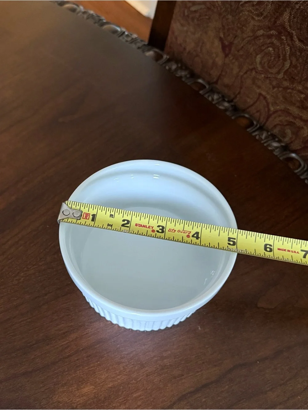 Set of 3 Vintage Pier 1 Ceramic Soufflé Bowls - Assorted Sizes 5”, 6.75” & 8”